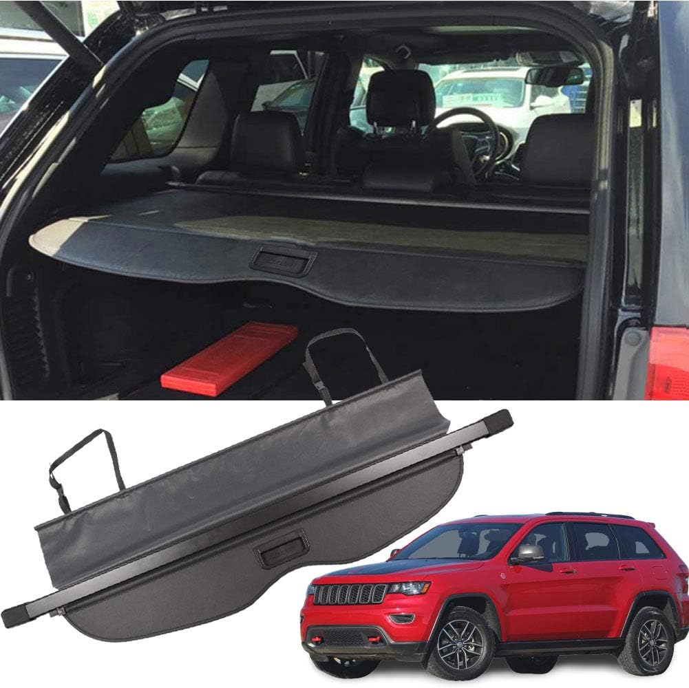 Black Retractable Cargo Cover R596
