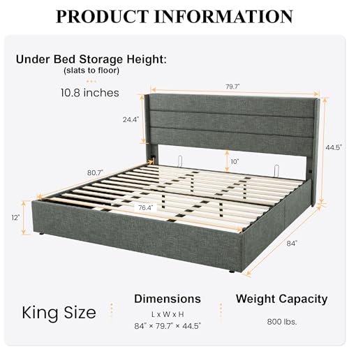 Queen Size White Velvet Upholstered Platform Bed with Storage A5245