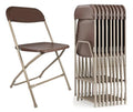 Plastic Folding Chair, 10 Pack, 650lb Weight Capacity N777