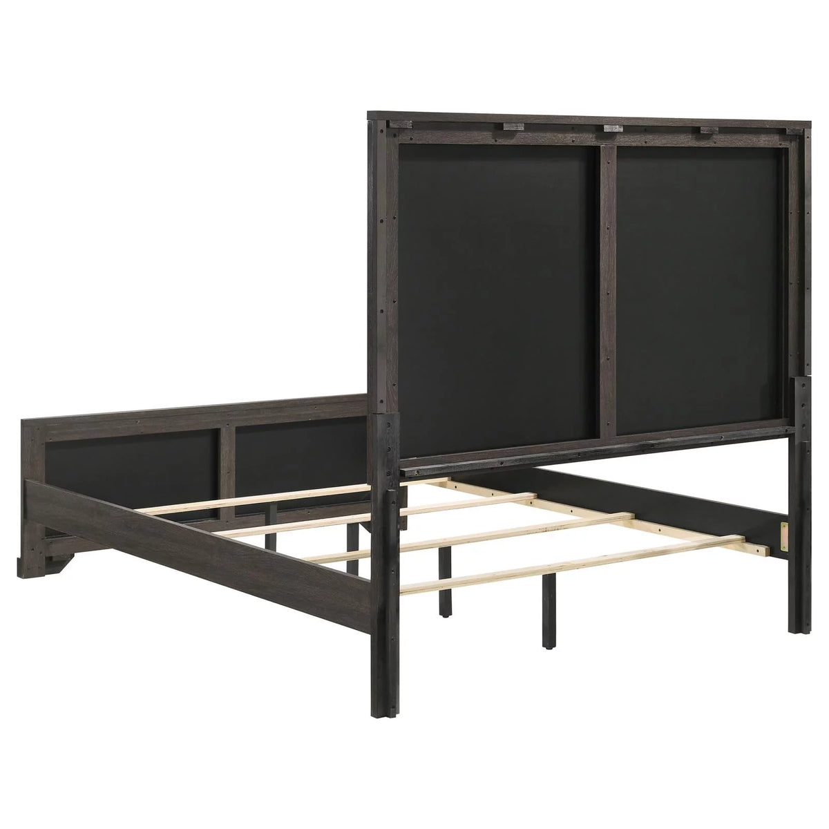 5-piece Eastern King Bedroom Set Brown and Light Taupe C65532