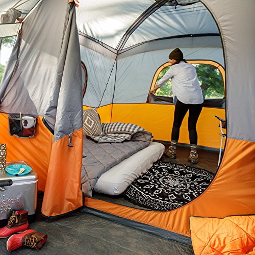 17' x 12' Cabin Tent with Screen Room, Sleeps 11 I8386
