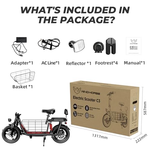 14” Tire 500W Electric Scooter with Seat Z81606