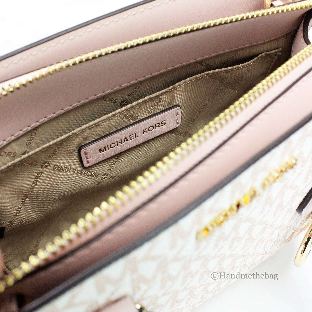 White Small Satchel Purse Bag W72678