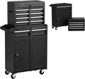 5 Drawer Rolling Tool Chest with 4 Wheels and 2 Lock H98348