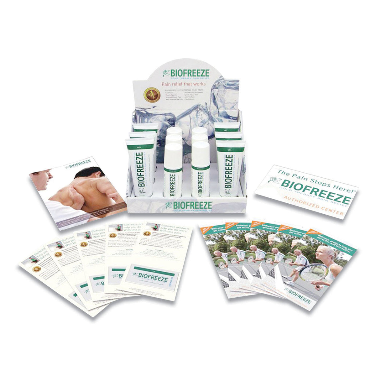 Topical Analgesic Pain Reliever Roll-Ons, Gels, Sprays, 12/Set A4629