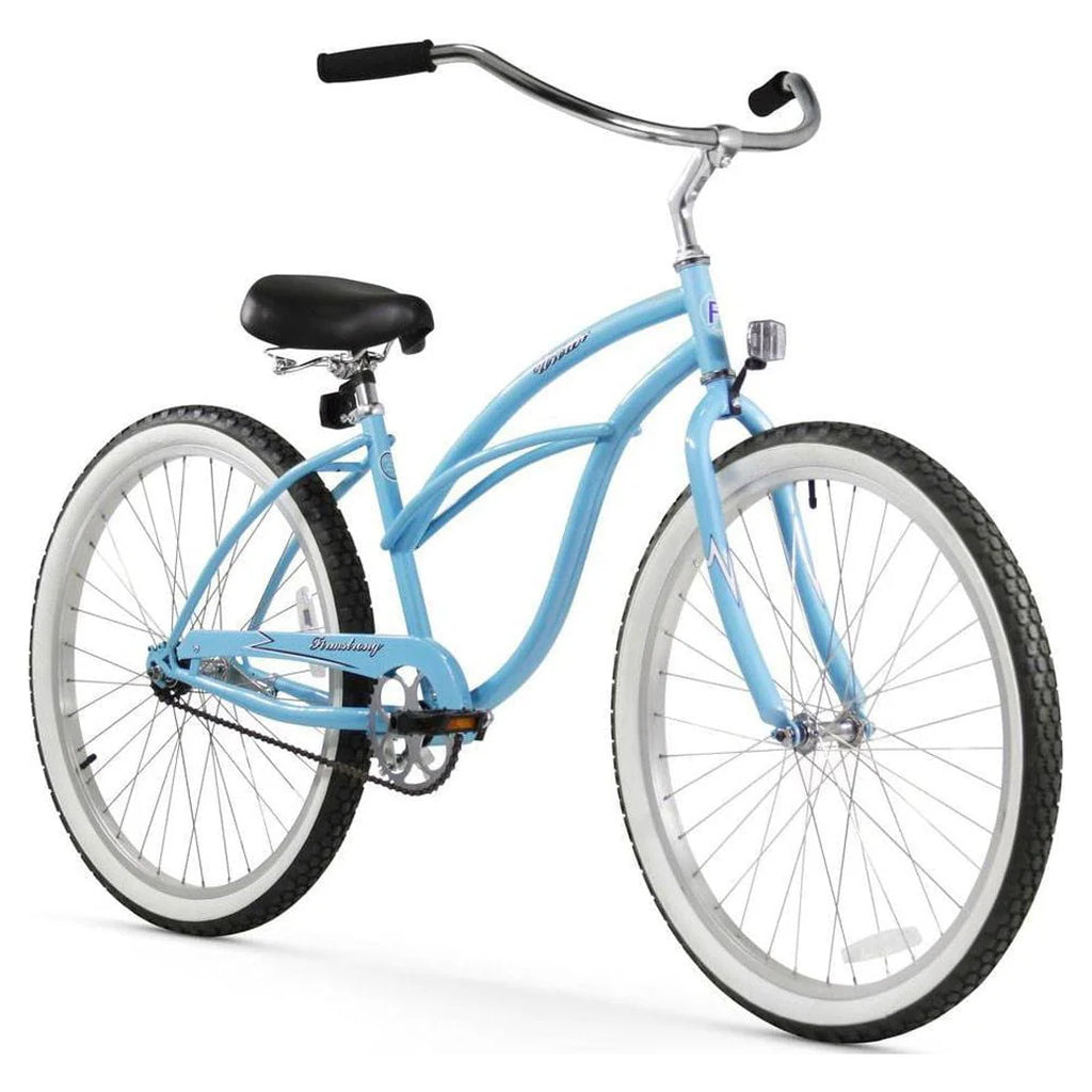 Women's Single Speed 26 White/Pink O800663
