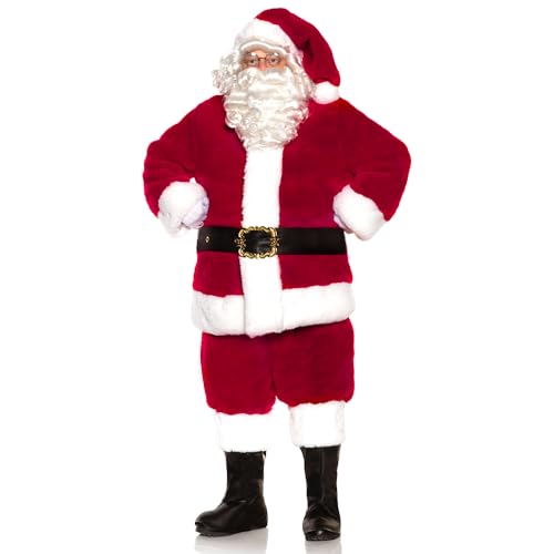 Red 11 Piece Santa Claus Costume N570