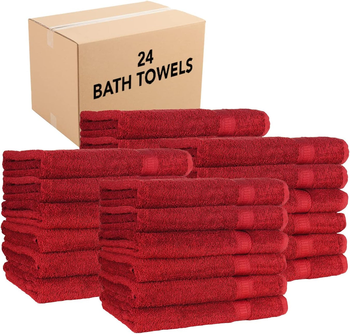 Beige Bath Towels 25x52 24 Pack Z7840