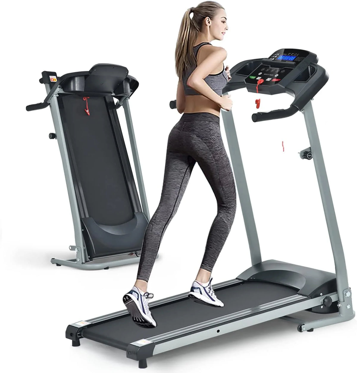 Folding Treadmill 2.5HP 220 LBS Weight Capacity W40764