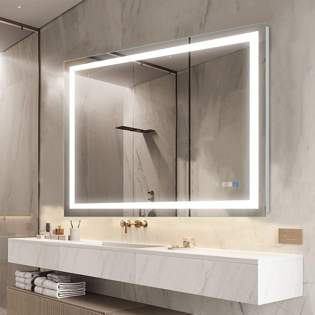 40×24 Inch LED Anti-Fog Dimmable Bathroom Mirror Y983