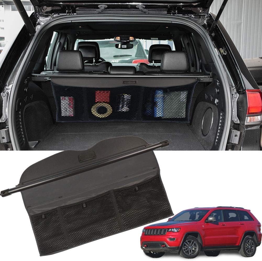 Black Retractable Cargo Cover R596