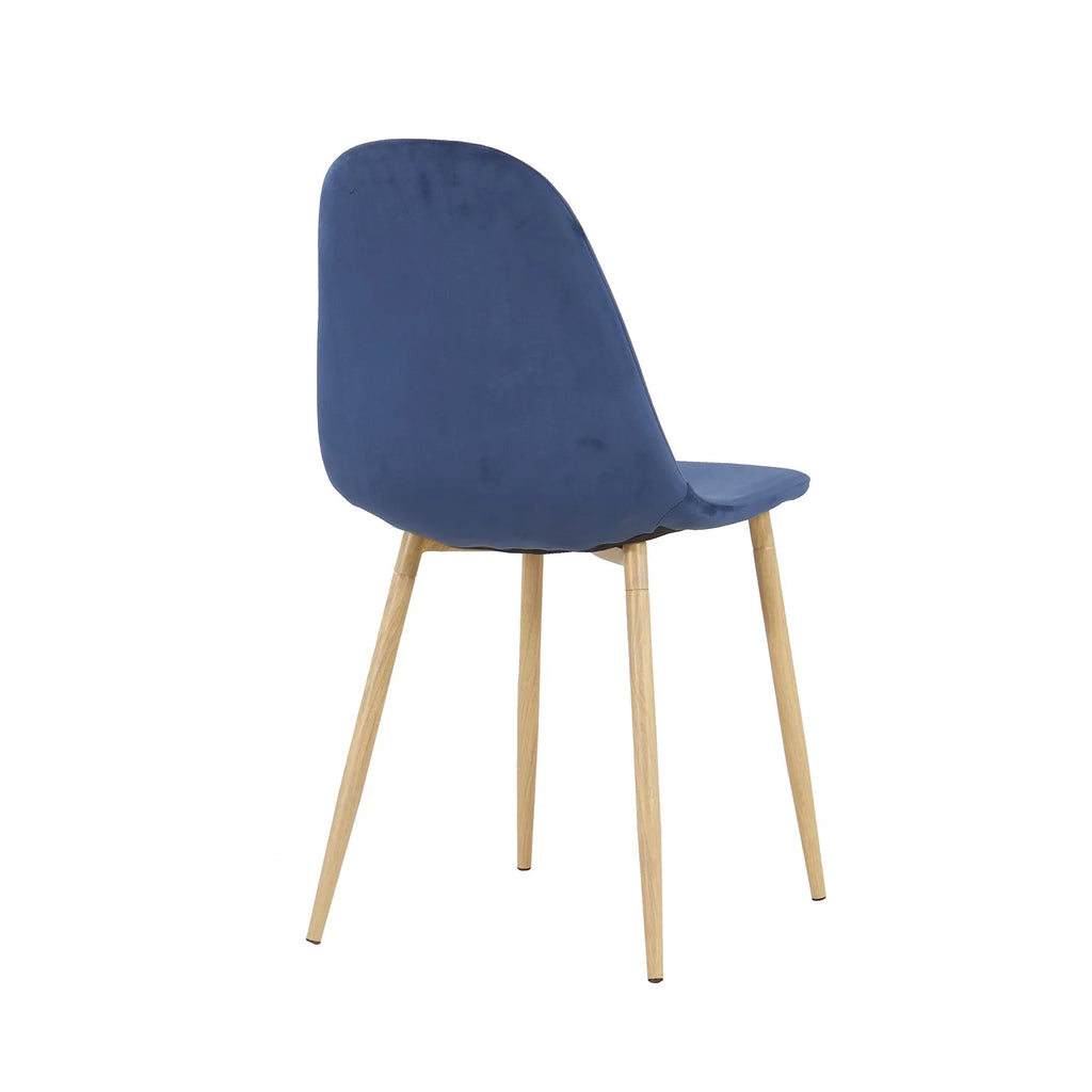 Velvet Upholstered Dining Chairs Set of 4 E4187