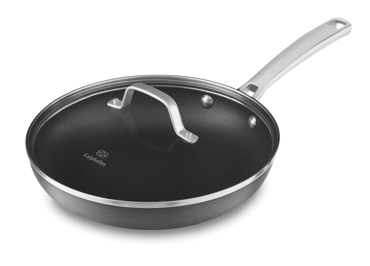 Nonstick 10-Inch Fry Pan with Cover J4100