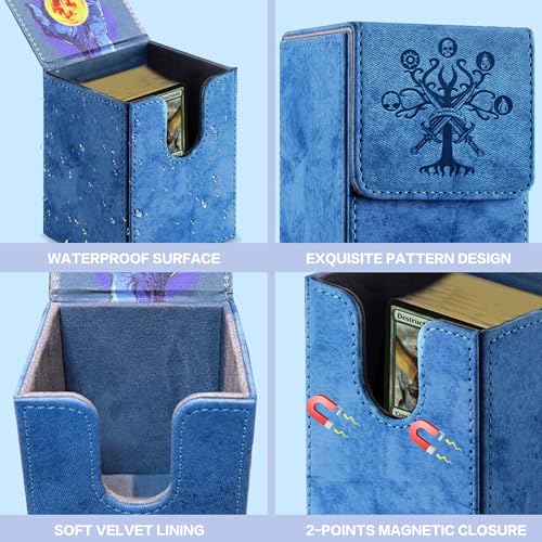Red Trading Card Storage Box with 10 Dividers V70897