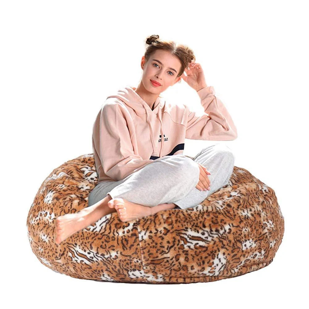 3ft Plush Furry Bean Bag Chair Sofa E1148