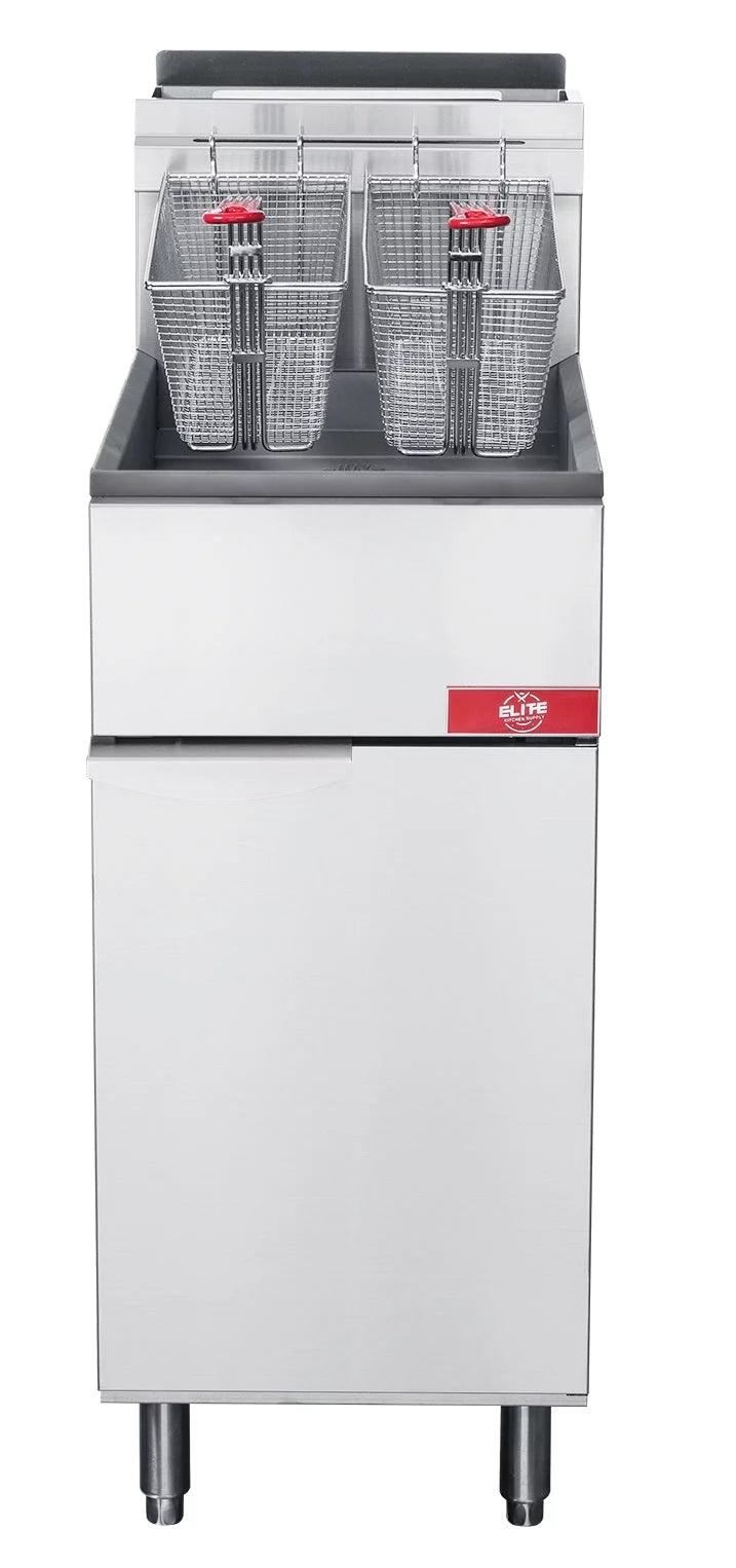 Natural Gas 15 in. 90000BTU Commercial Fryer I690866