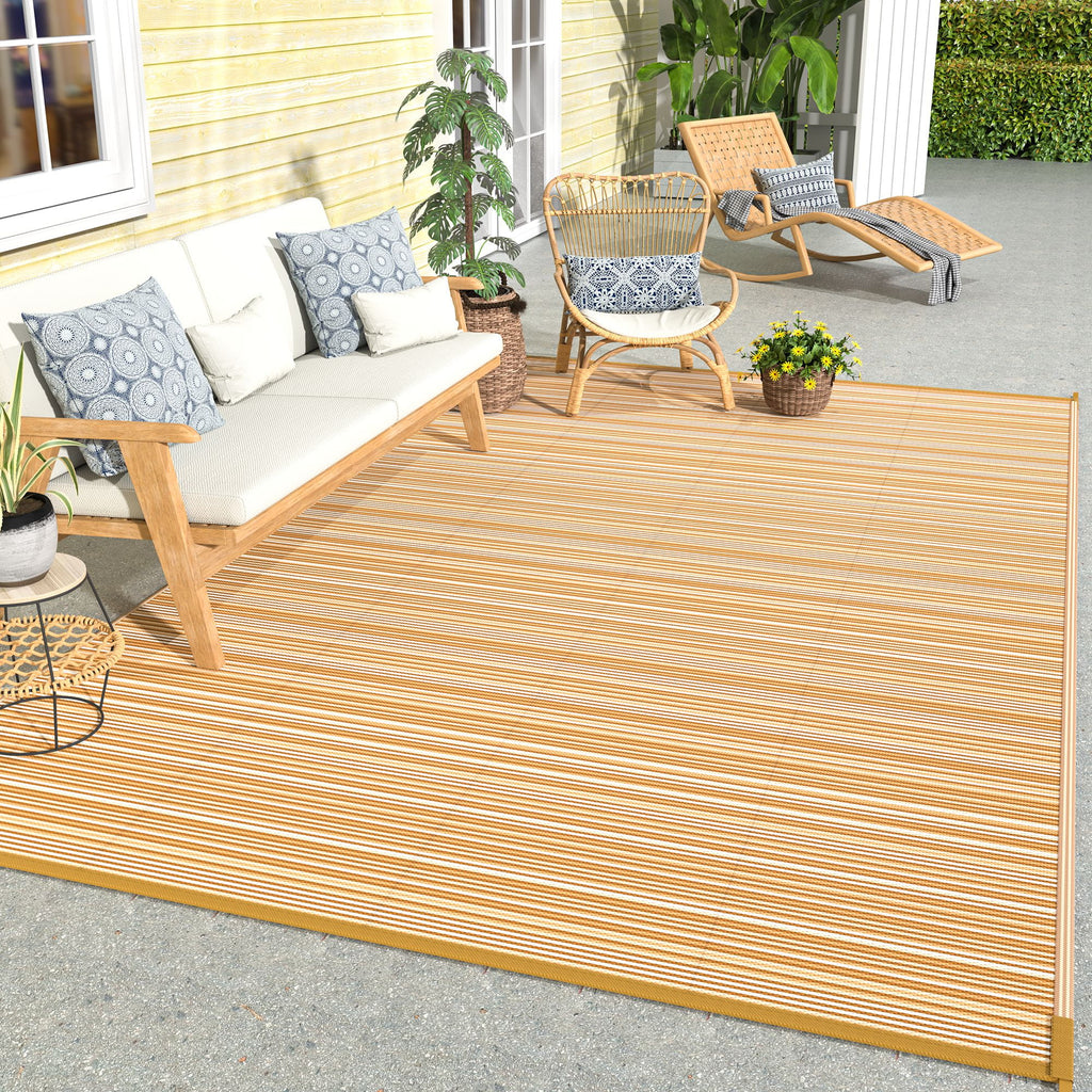 6x9 Waterproof Reversible Outdoor Area Rug K57886