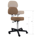 Height Adjustable Rolling Drafting Chair K976285