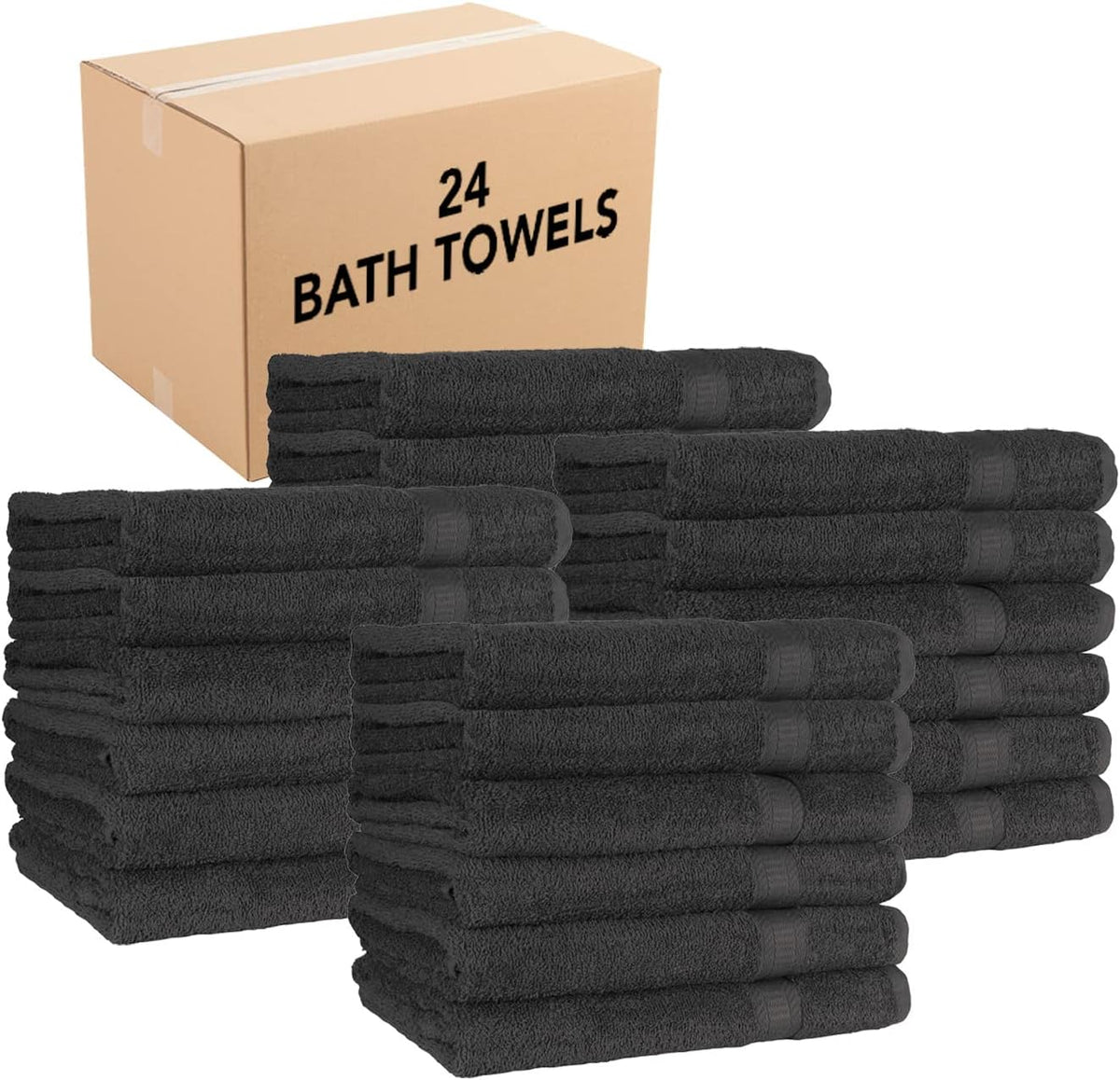 Beige Bath Towels 25x52 24 Pack Z7840