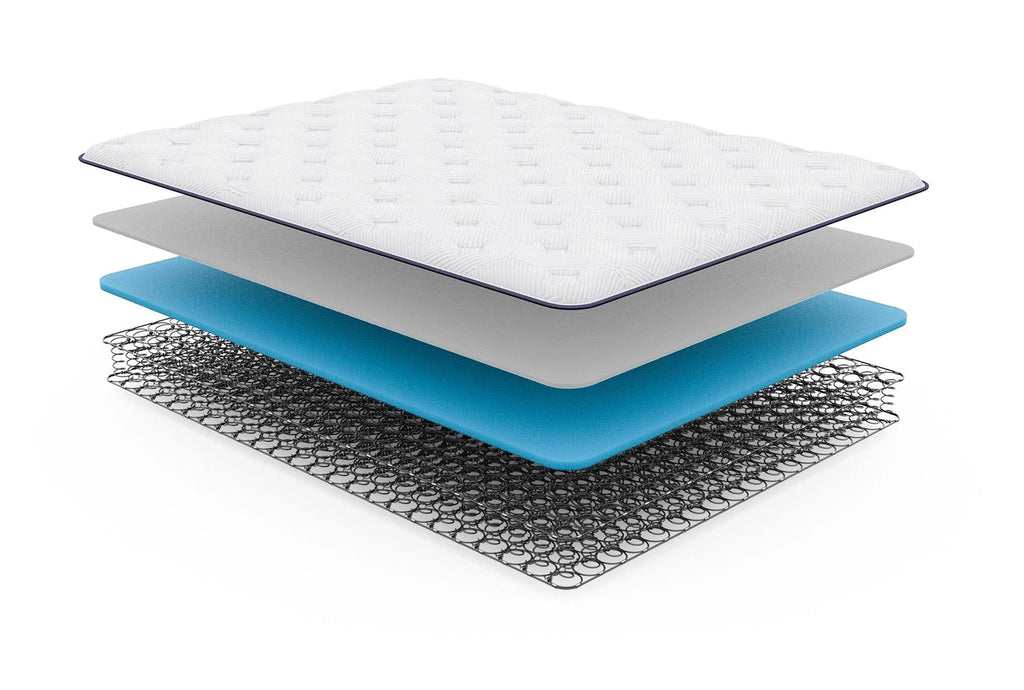 King Mattress White Fabric U974