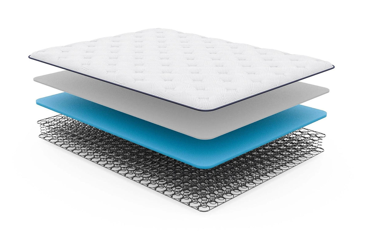 King Mattress White Fabric U974