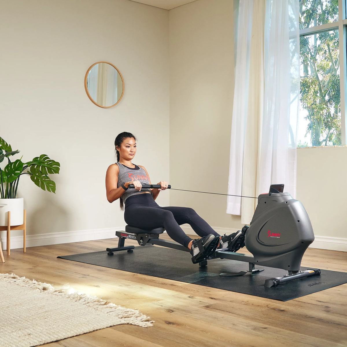 Magnetic Rowing Machine with Bluetooth Connectivity S250