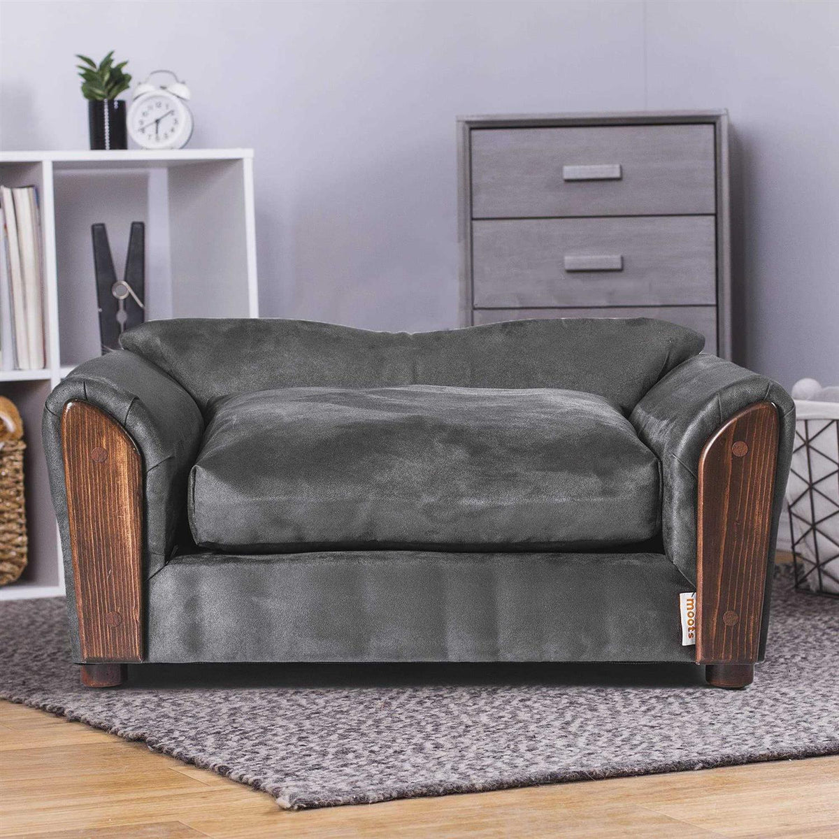 Microsuede Oak Pet Couch V4086