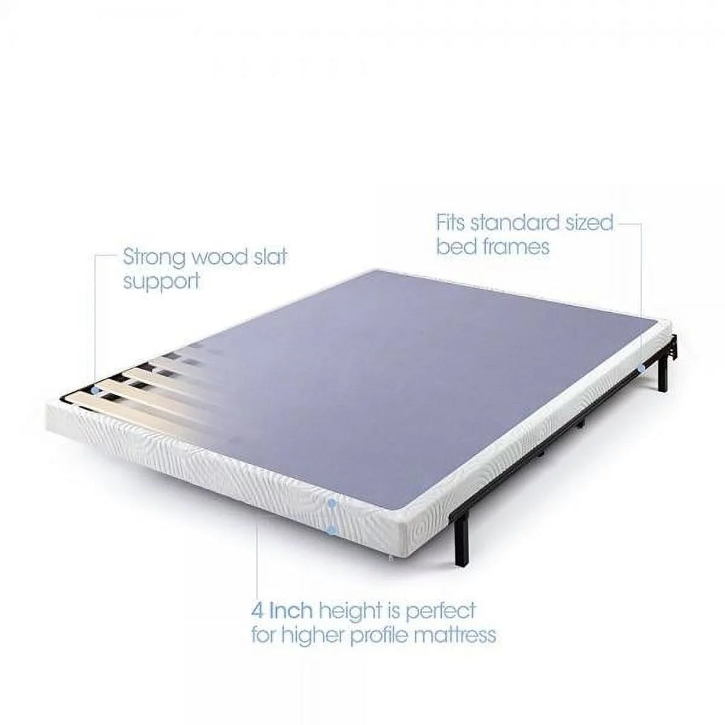 4 Inch Low Profile Metal Box Spring King Q40902