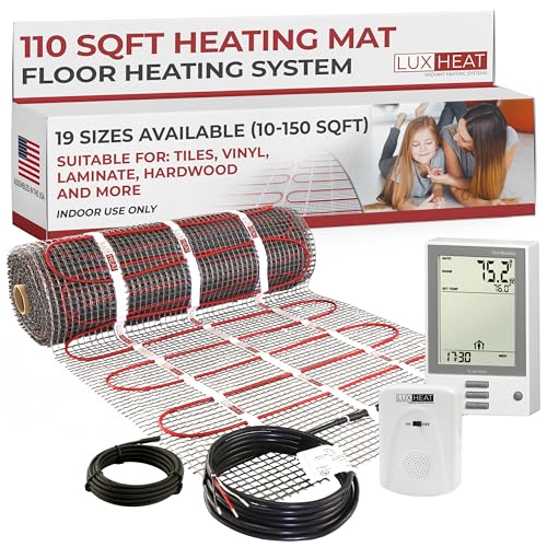 120v Electric Radiant Floor Heating System Mat Kit F246
