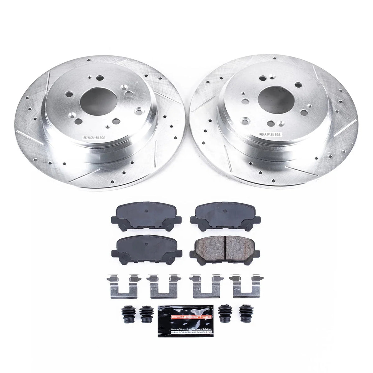 Rear Drilled & Slotted Ceramic Brake Kit A9268