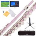 Pink Lacquer Closed Hole C Flute with Case V83796