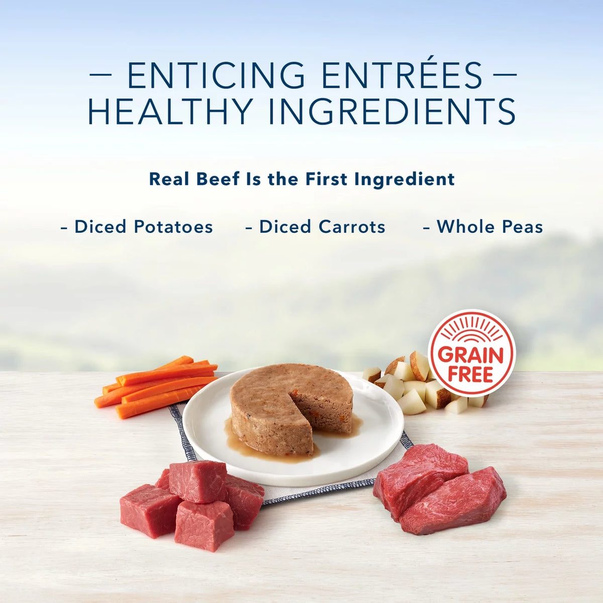Grain-Free Pate Wet Dog Food Variety Pack, 3.5 oz. Cups (12 Pack) P11340