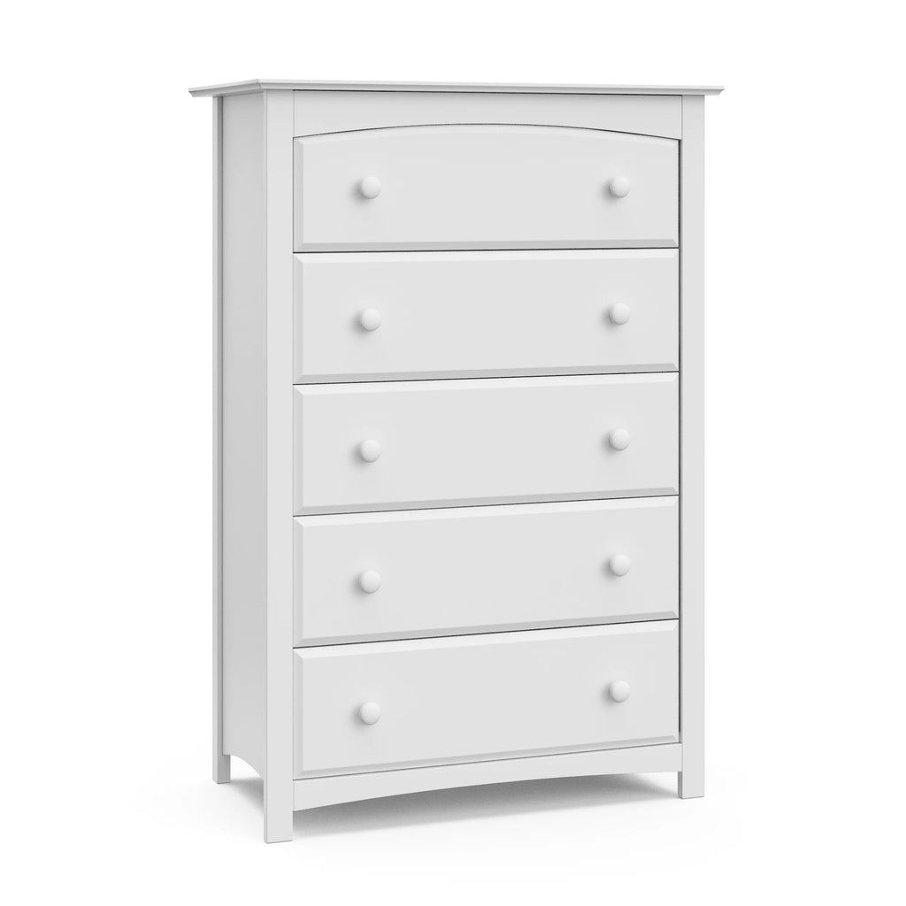 White 5 Drawer Nursery Dresser J32292