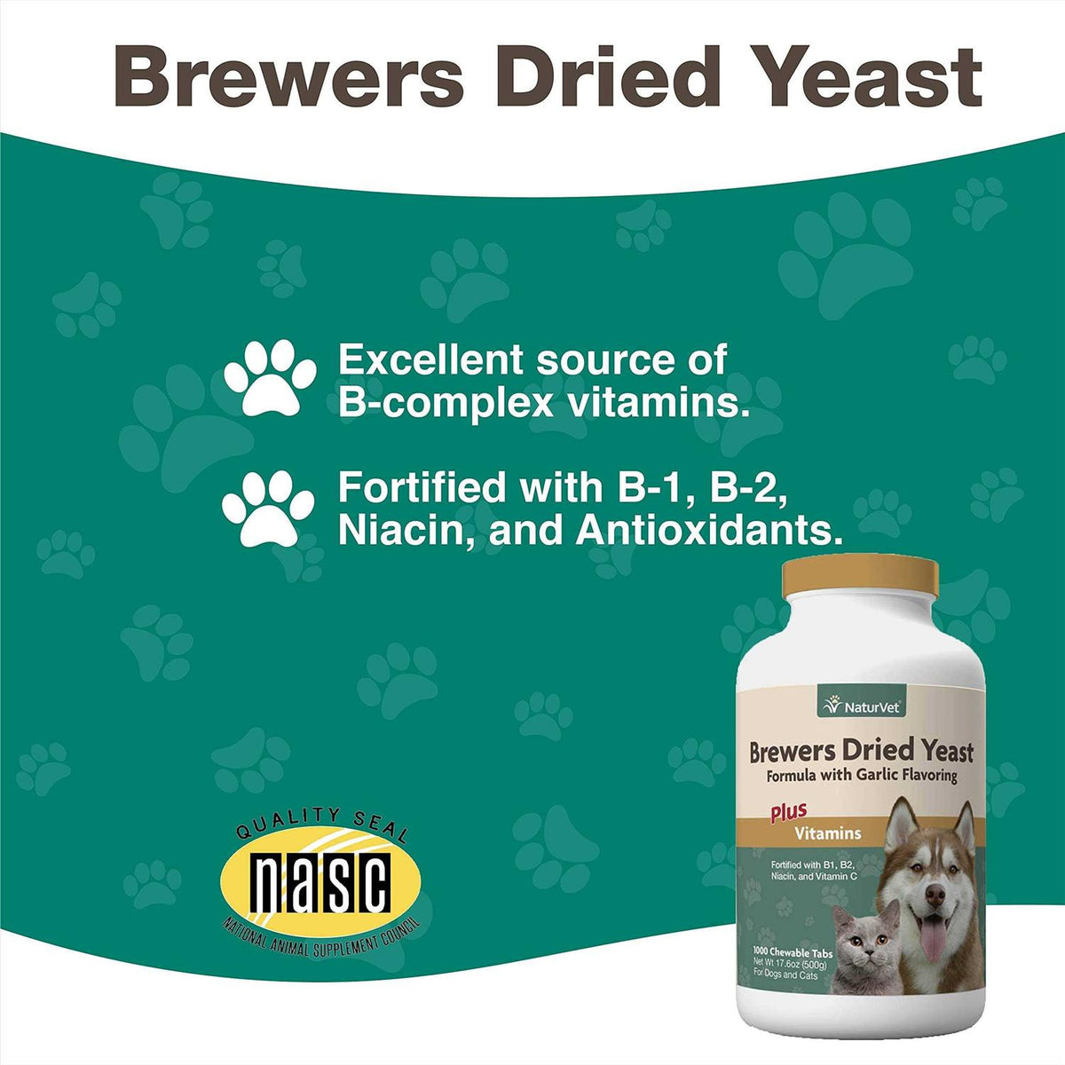 Brewer's Yeast with Garlic 1000 Tablets Q17623