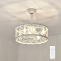 White Ceiling Fan with Lights T963958