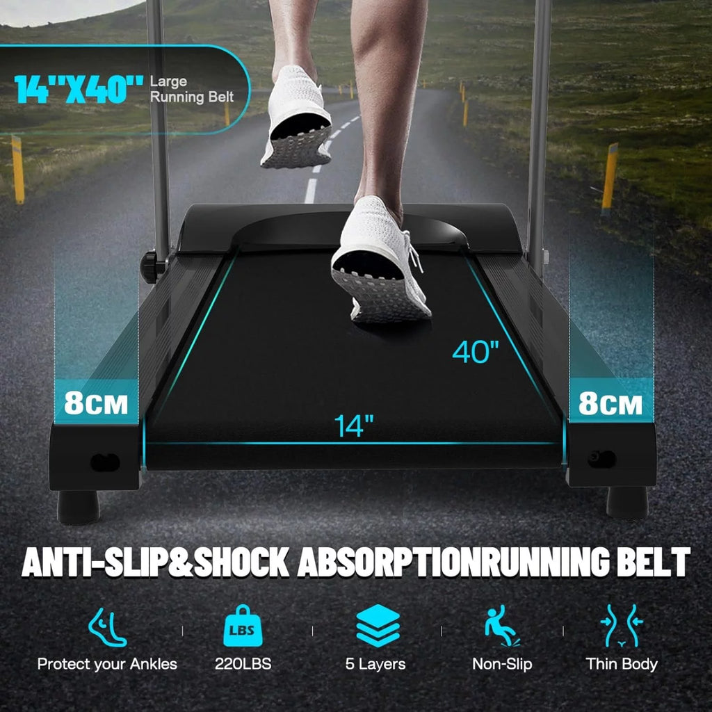 Folding Treadmill 2.5HP 220 LBS Weight Capacity W40764