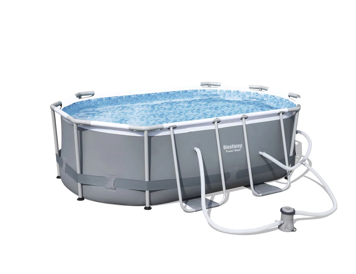10' x 6'7 x 33 Oval Frame Above Ground Swimming Pool E944125