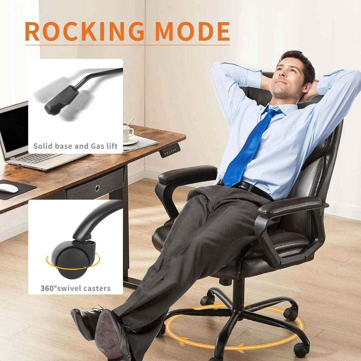 Black Office Desk Chair F1375