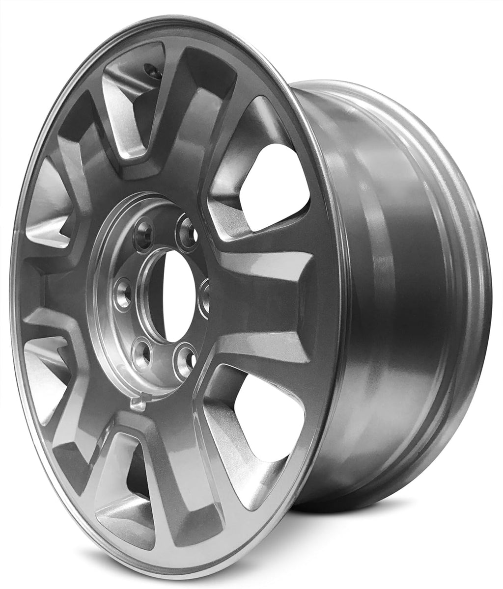 17 inch 6 Lug Silver Aluminum Wheel D8565