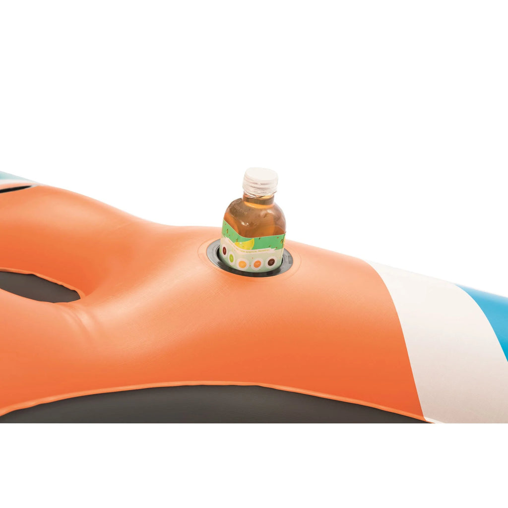 Inflatable Island Raft & 4 Person Lounger W942