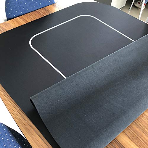 70" x 35" Portable Rectangle Rubber Foam Poker Table Top Z489491