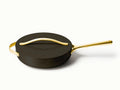 Black Sauté Pan with Gold Handle L12235