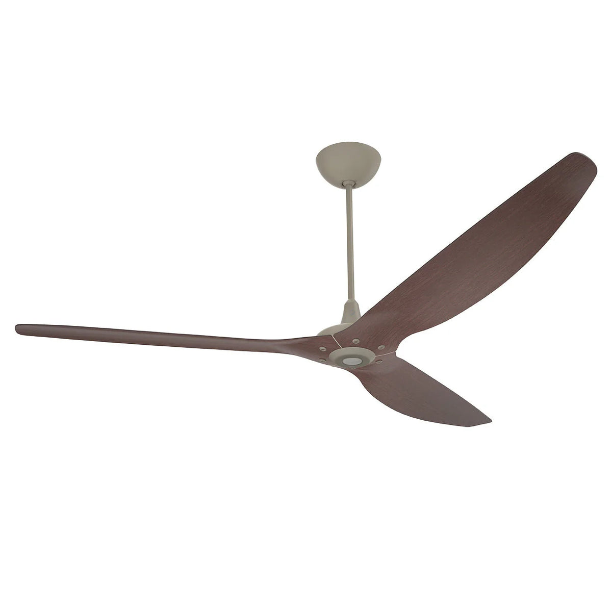 84 Ceiling Fan with Cocoa Bamboo Blades and Satin Nickel Finish L640994