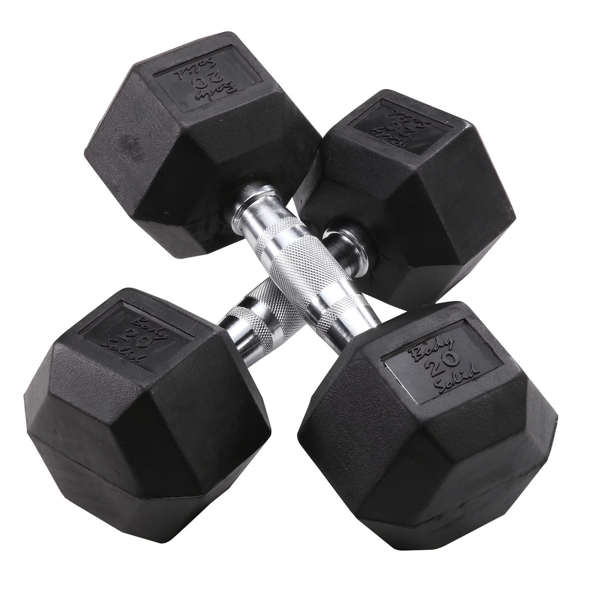 Dumbbell Rack with 5-25 lbs Rubber Dumbbell Set T919967