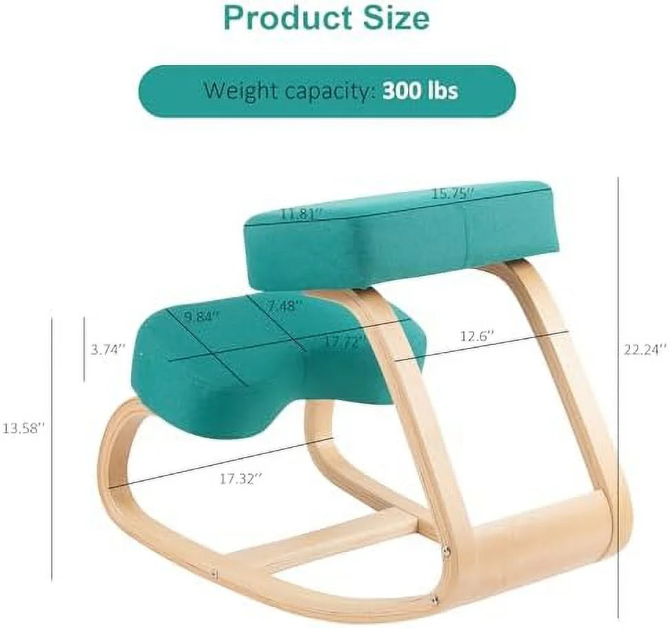Adjustable Ergonomic Kneeling Chair with Cushion W501241