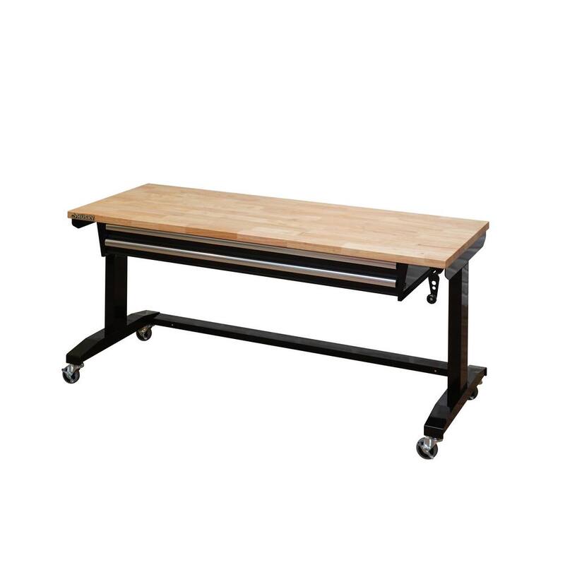 Adjustable Height Workbench Table with 2 Drawers N1137
