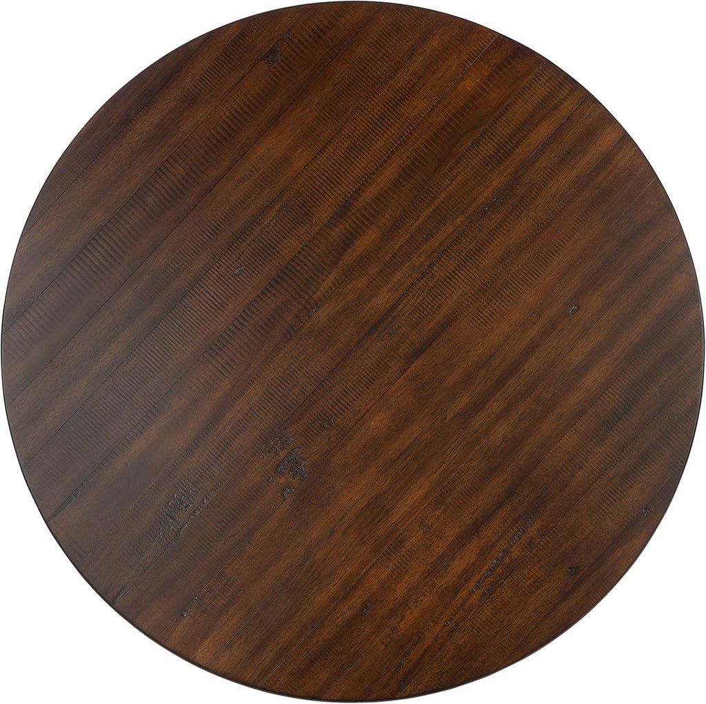 Rustic Café Brown Round Dining Table N203205