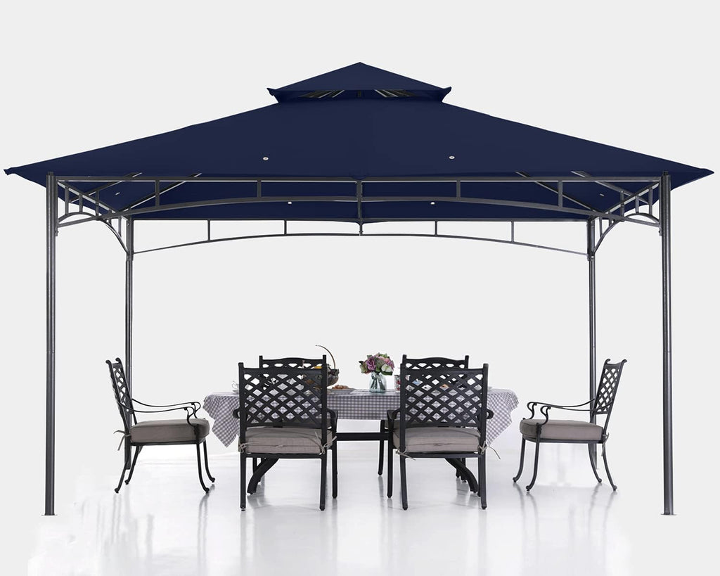 10x12 Dark Gray Outdoor Gazebo Canopy N576