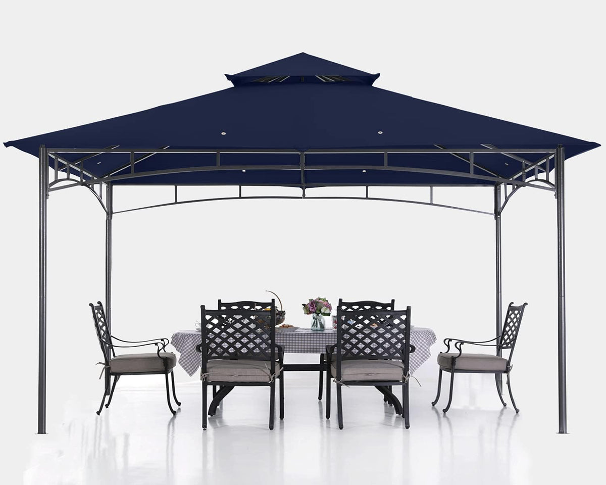 10x12 Dark Gray Outdoor Gazebo Canopy N576