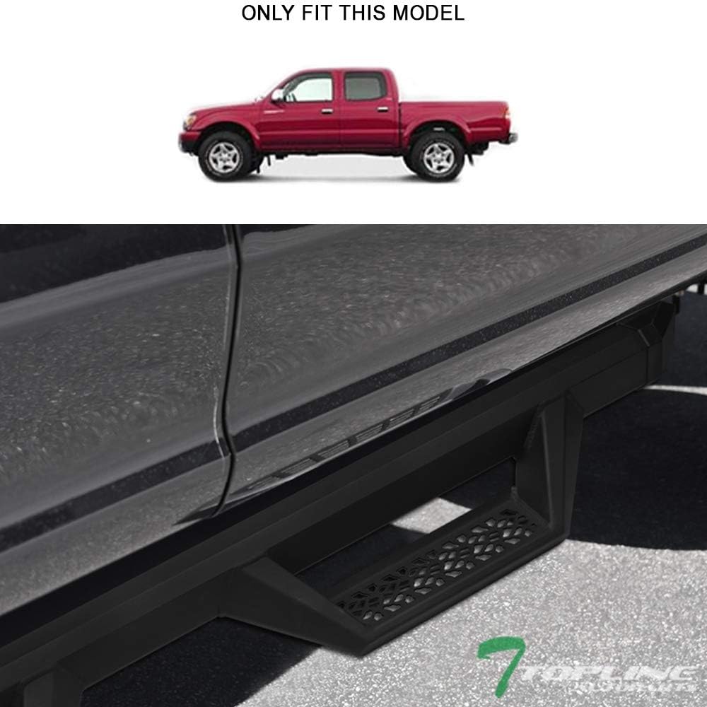 Matte Black Aluminum Hoop Drop Step Side Nerf Bars Running Boards U790821